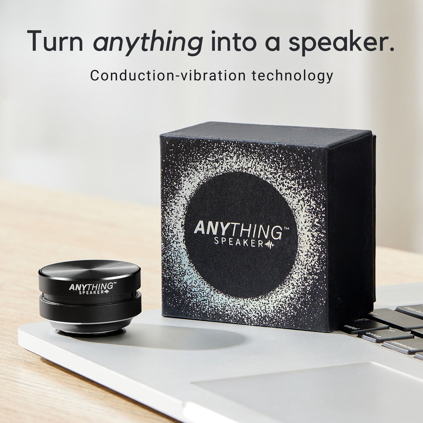 Anything Speaker 2024 - Turn Anything Into A Speaker - Humbird Portable Mini Bluetooth Speaker with Bone Conduction Audio