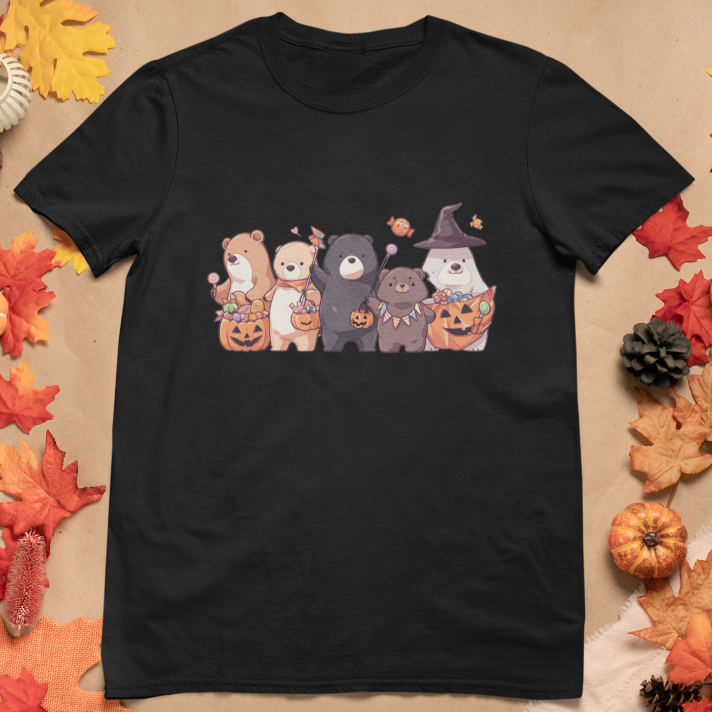 Halloween Shirt - Cute Forest Animals - Trick-Or-Treat